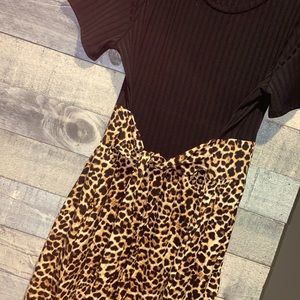 Brand New. 3x.  Gorgeous Cheetah Dress